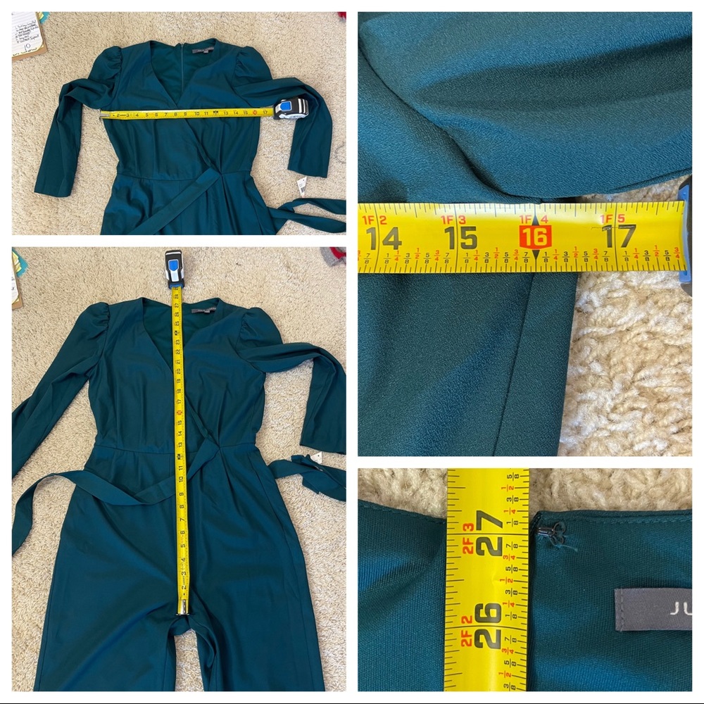 NWT! JULIA JORDAN PUFF-SHOULDER JUMPSUIT - Picture 5 of 8